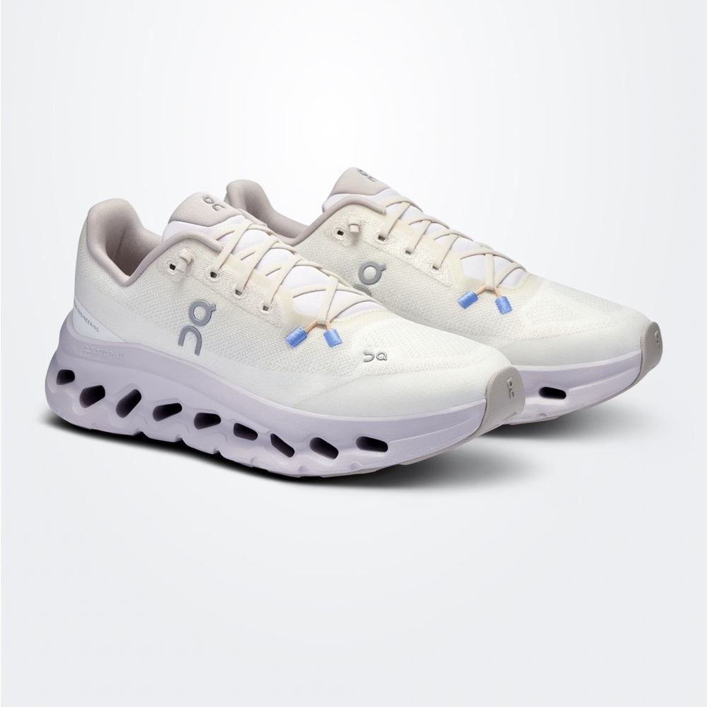 On Cloudtilt White and Light Lavender Sneakers